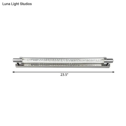 DecorBites™ Modern Chrome LED Vanity Light with Adjustable Warm/White/Third Gear Settings for Bathroom - 19.5"/23.5" Width