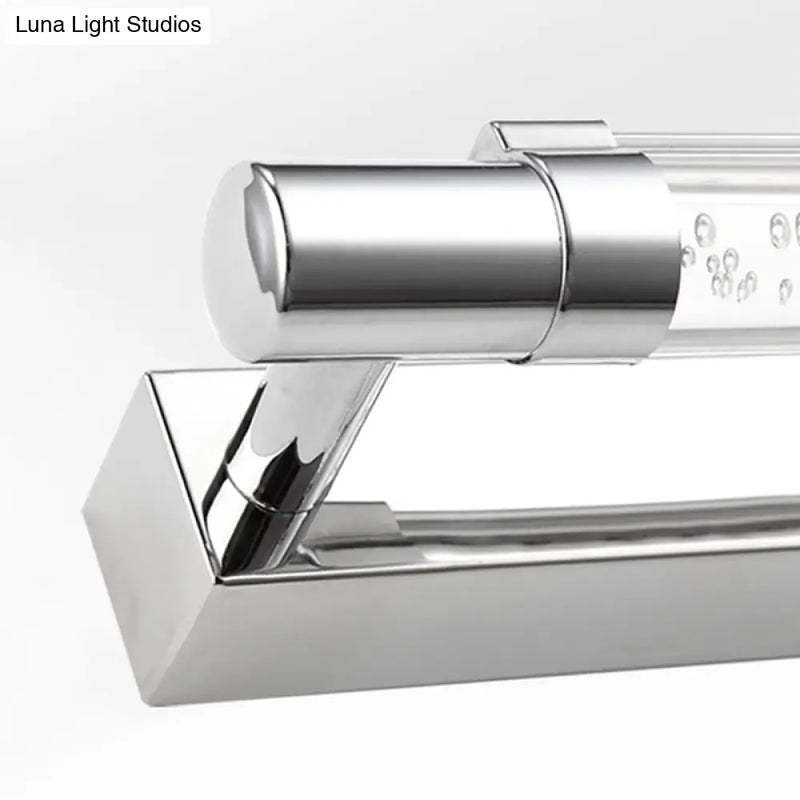DecorBites™ Modern Chrome LED Vanity Light with Adjustable Warm/White/Third Gear Settings for Bathroom - 19.5"/23.5" Width