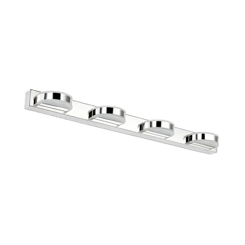 Modern chrome led vanity mirror light bathroom sconce chrome & white