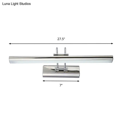 Modern chrome led vanity mirror light – bathroom wall fixture