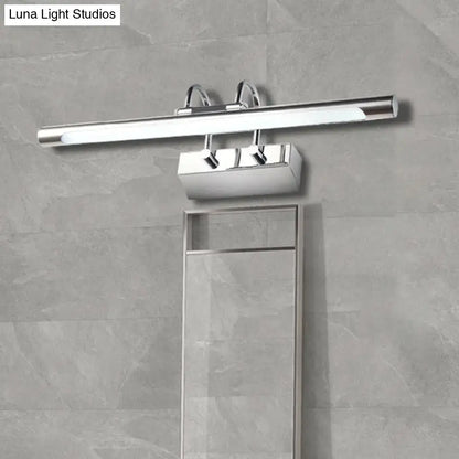 Modern chrome led vanity wall lamp bathroom light 22 inches wide