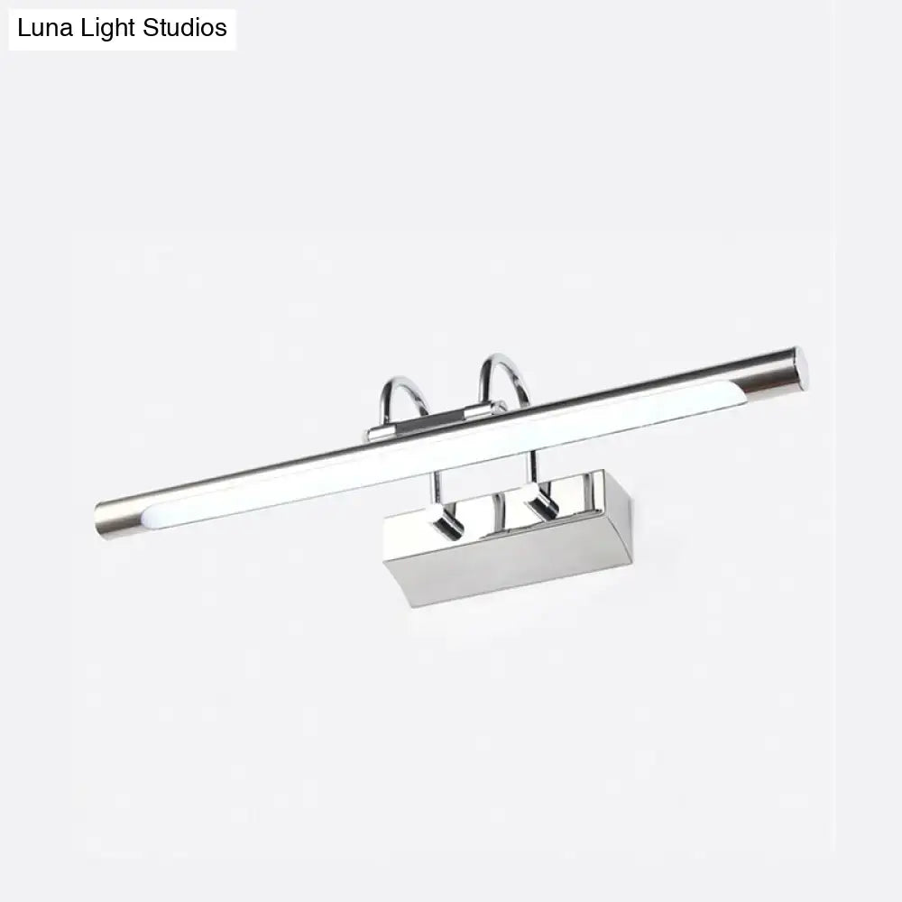 Modern chrome led vanity wall lamp bathroom light 22 inches wide