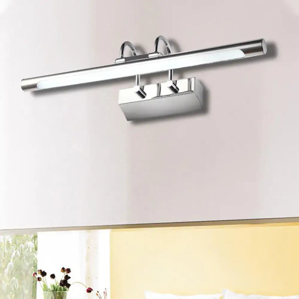 Modern chrome led vanity wall lamp bathroom light 22 inches wide