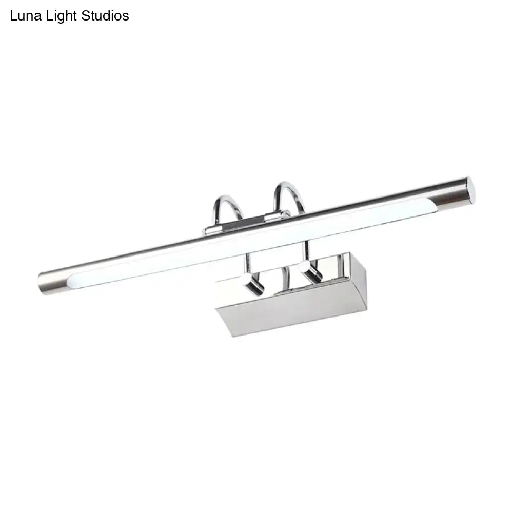 Modern chrome led vanity wall lamp bathroom light 22 inches wide