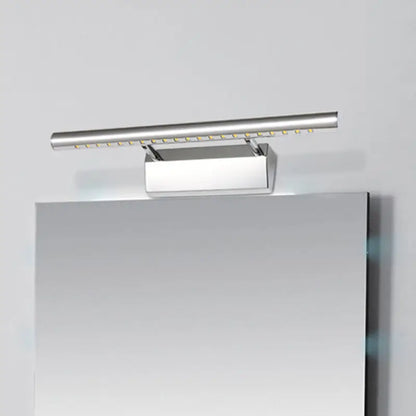 Modern chrome led wall light bathroom mirror lamp with pivot joint