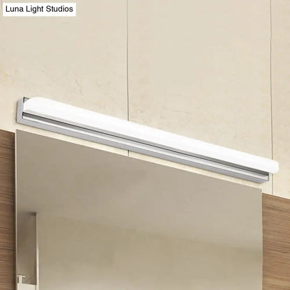 Modern chrome led wall mounted vanity light bathroom sconce