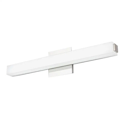 Modern chrome led wall sconce – vanity warm white light