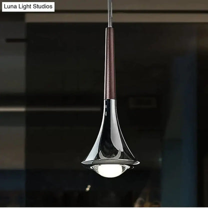 Modern chrome led water drop chandelier dining room pendant light