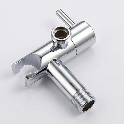Modern chrome & matte black bidet spray set bathroom handheld shattaf