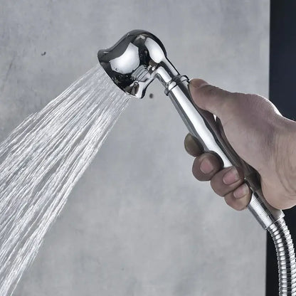 Modern chrome shower mixer faucet set with handshower bathroom system