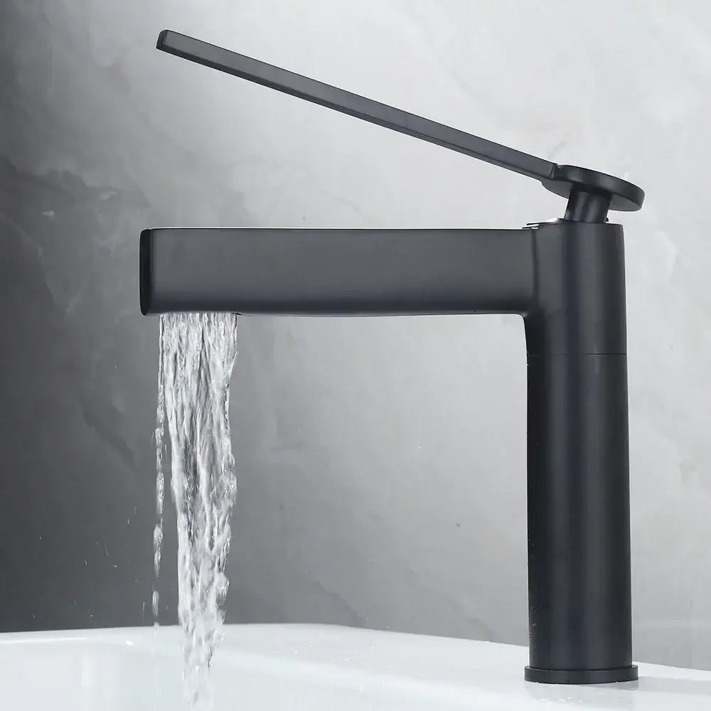 Modern chrome single handle basin faucet bathroom sink mixer