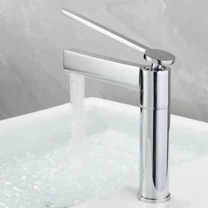 Modern chrome single handle basin faucet bathroom sink mixer