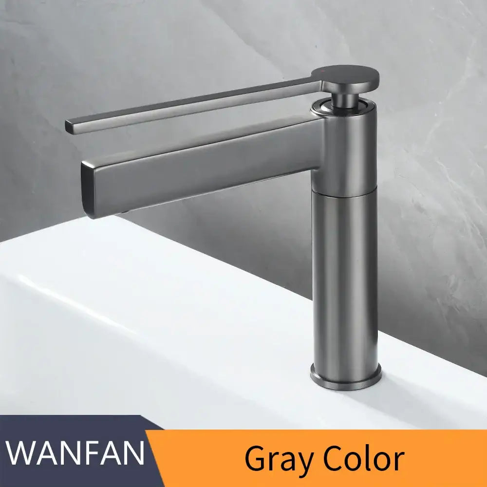 Modern chrome single handle basin faucet bathroom sink mixer
