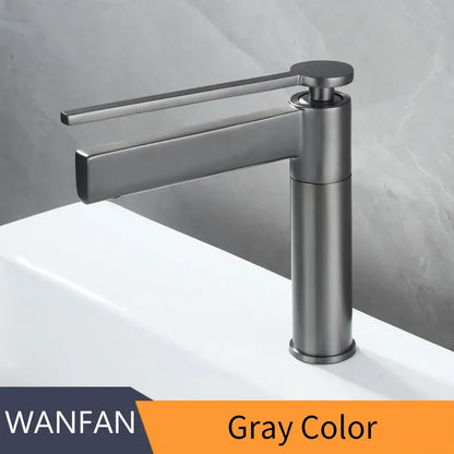 Modern chrome single handle basin faucet bathroom sink mixer