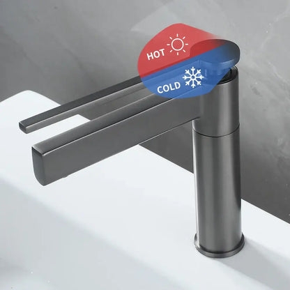 Modern chrome single handle basin faucet bathroom sink mixer