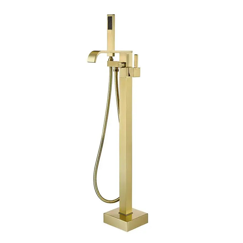 Modern chrome single handle bathtub shower set bathroom faucet