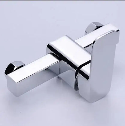 Modern chrome single handle shower mixer with hand shower bathroom