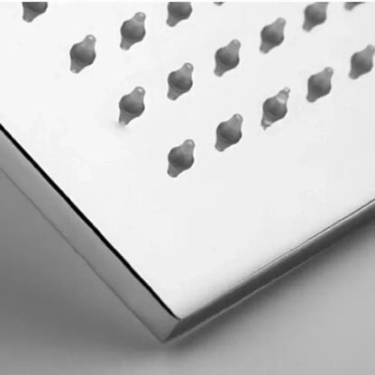 Modern chrome square led rain shower head bathroom fixture