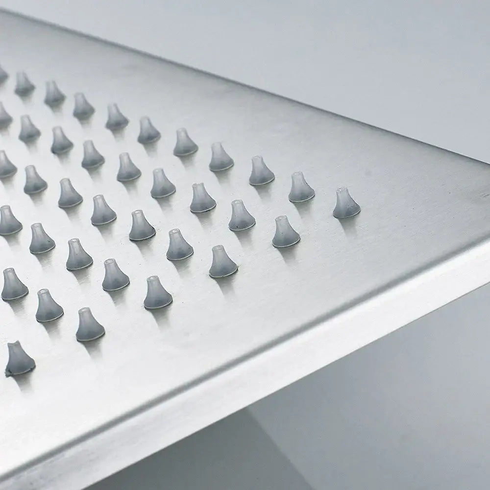 Modern chrome square led rainfall shower head bathroom light