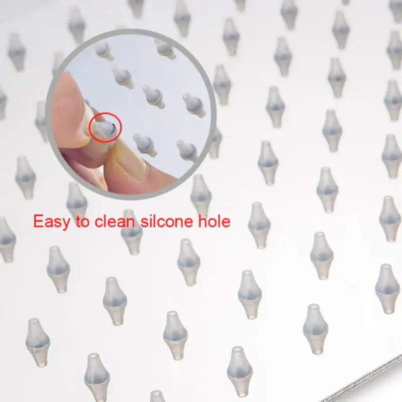 Modern chrome square rainfall shower head bathroom fixture
