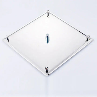 Modern chrome square rainfall shower head bathroom fixture