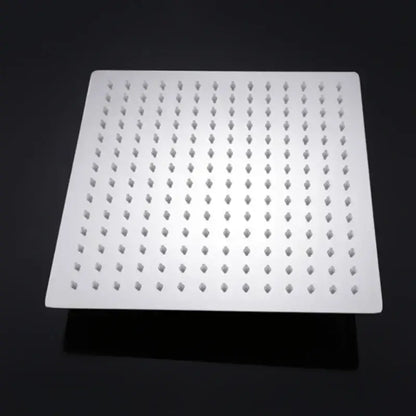Modern chrome square rainfall shower head bathroom fixture