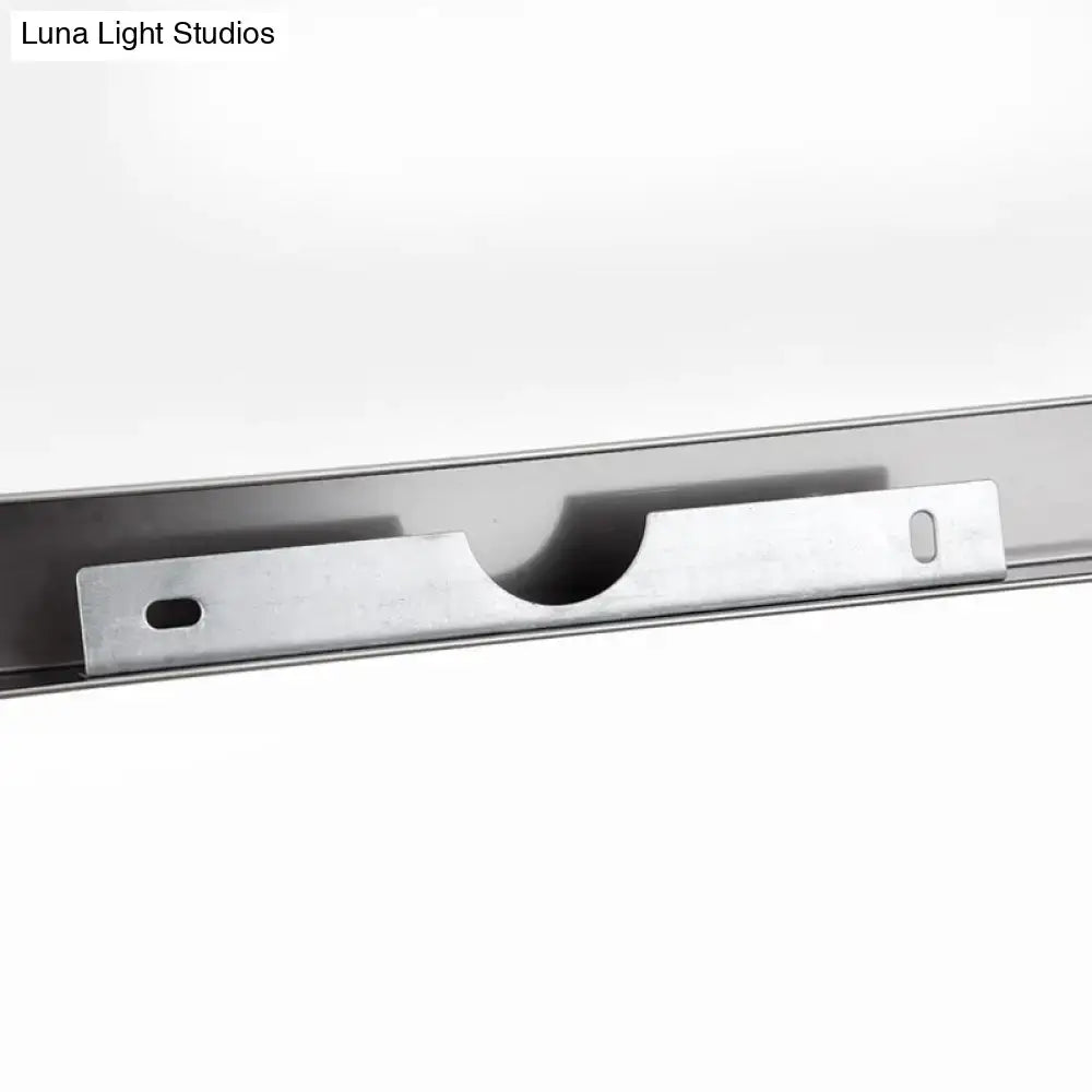 Modern chrome three light vanity mirror light bathroom warm color
