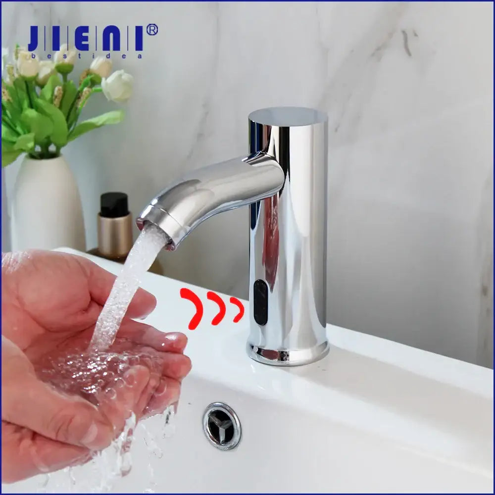 Modern chrome touch sensor basin faucet bathroom mixer tap