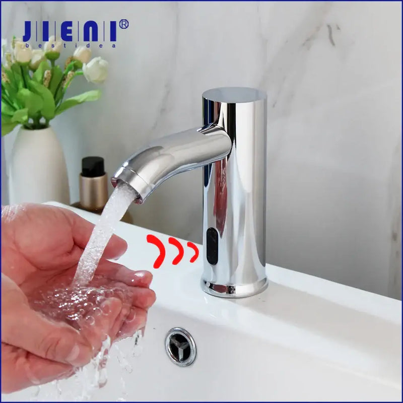 Modern chrome touch sensor basin faucet bathroom mixer tap