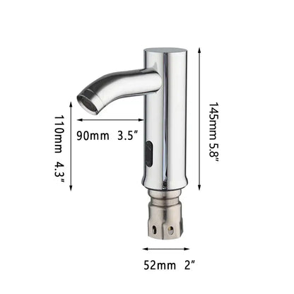 Modern chrome touch sensor basin faucet bathroom mixer tap
