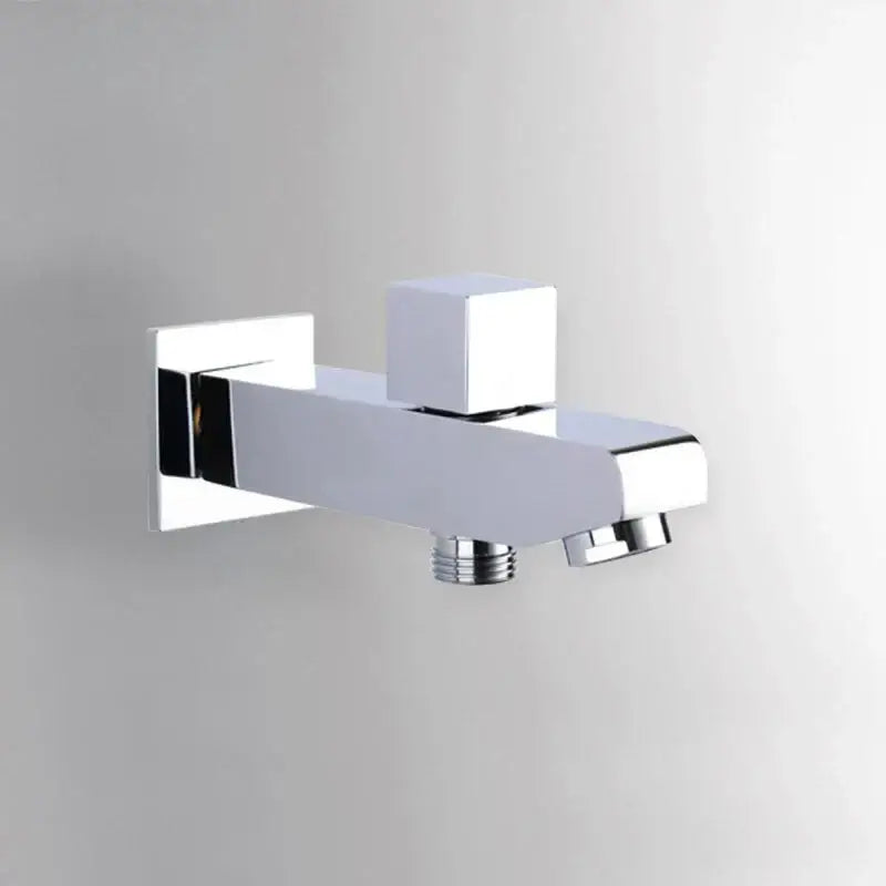 Modern chrome tub spout filler with bidet spray bathroom accessory