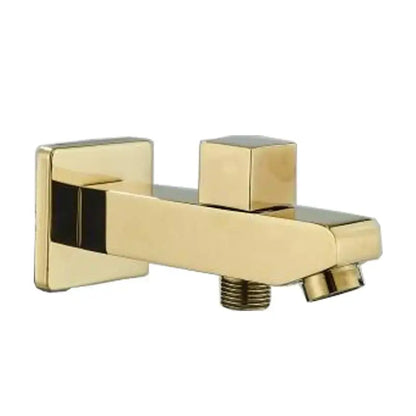 Modern chrome tub spout filler with bidet spray bathroom accessory