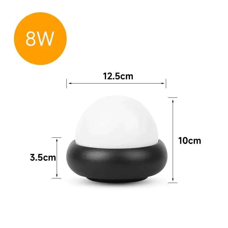 Modern circular black solar wall light exterior acrylic led wall