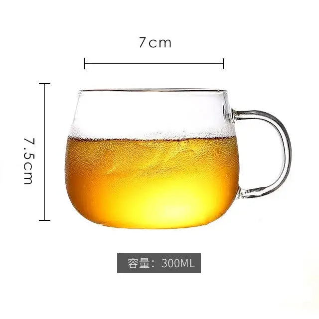 Modern clear borosilicate glass pitcher with stainless steel lid kitchen jug