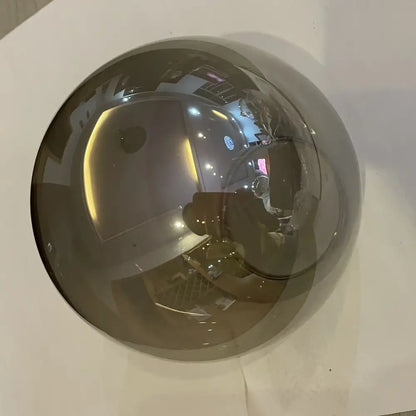 Modern clear & frosted glass ball pendant light dining room replacement