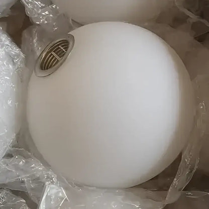 Modern clear & frosted glass ball pendant light dining room replacement