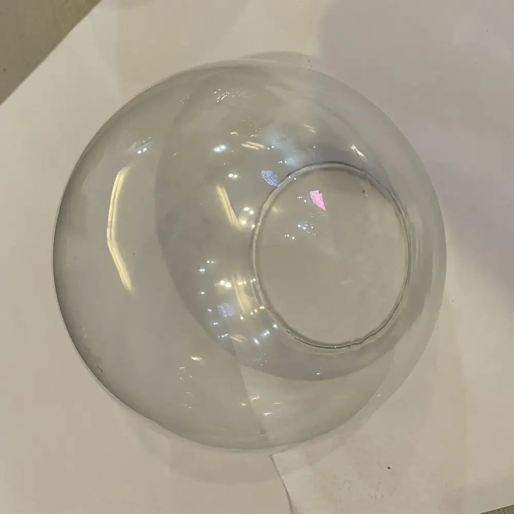 Modern clear & frosted glass ball pendant light dining room replacement