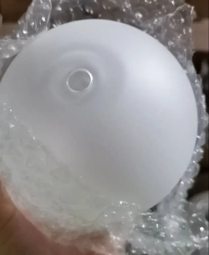 Modern clear & frosted glass ball pendant light dining room replacement