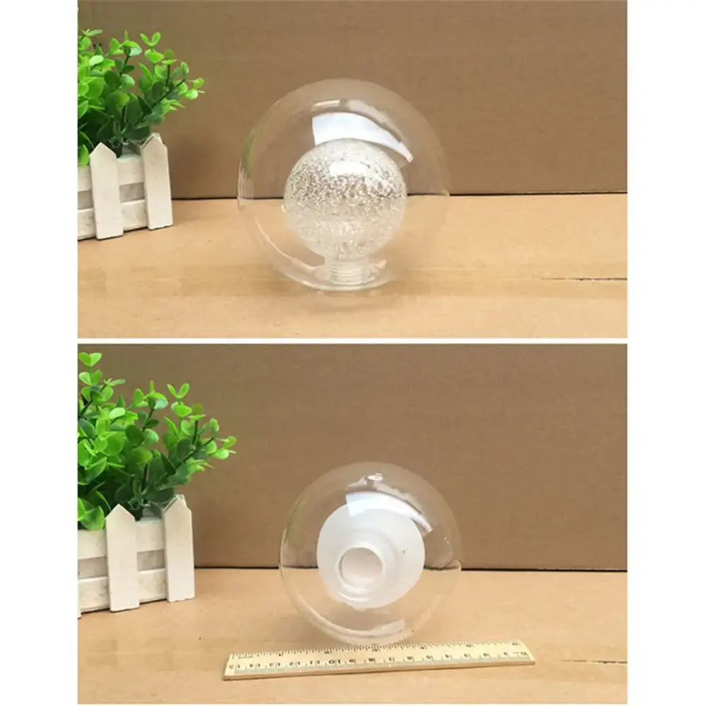 Modern clear & frosted glass shade cover replacement living room