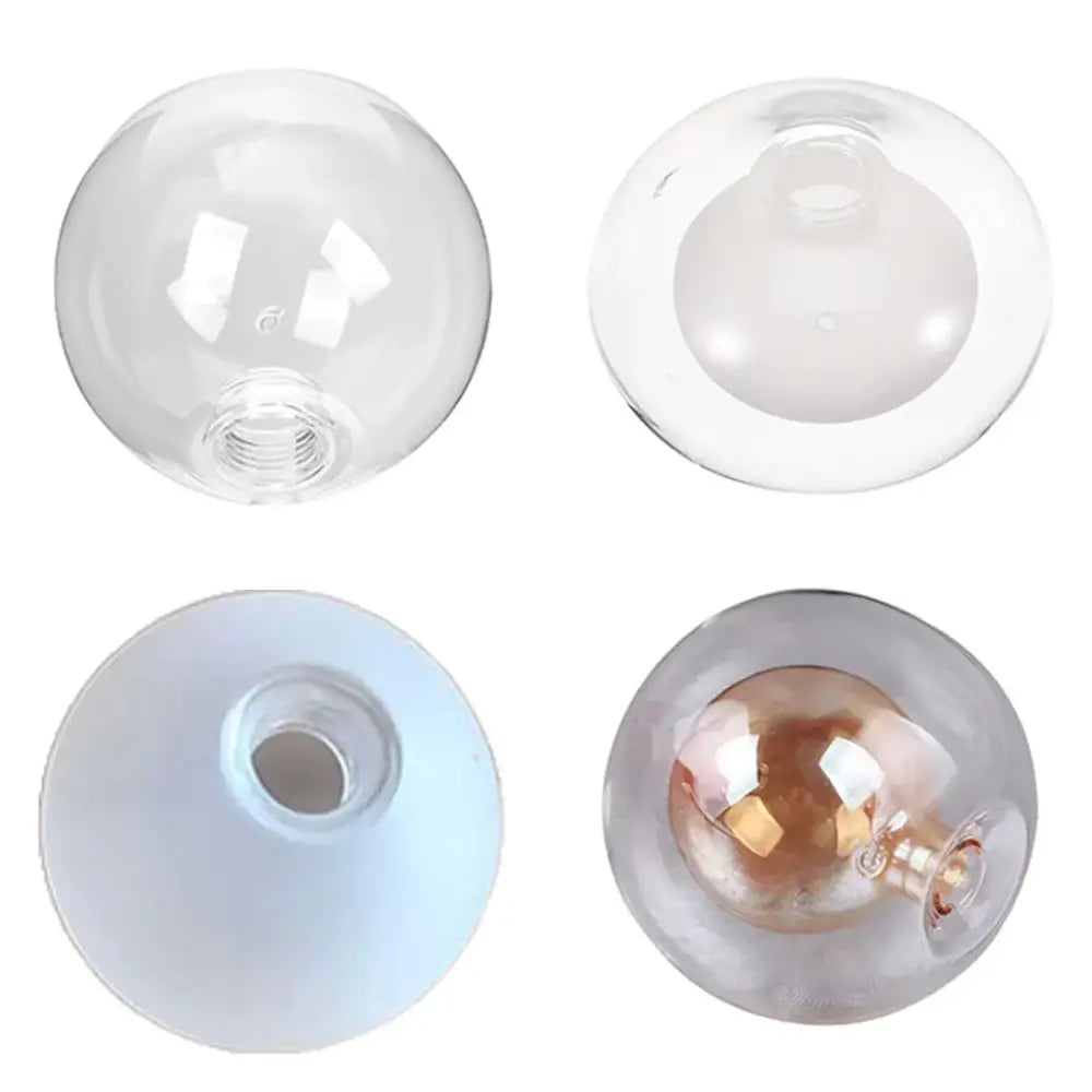 Modern clear & frosted glass shade cover replacement living room
