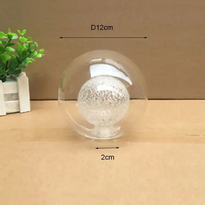 Modern clear & frosted glass shade cover replacement living room