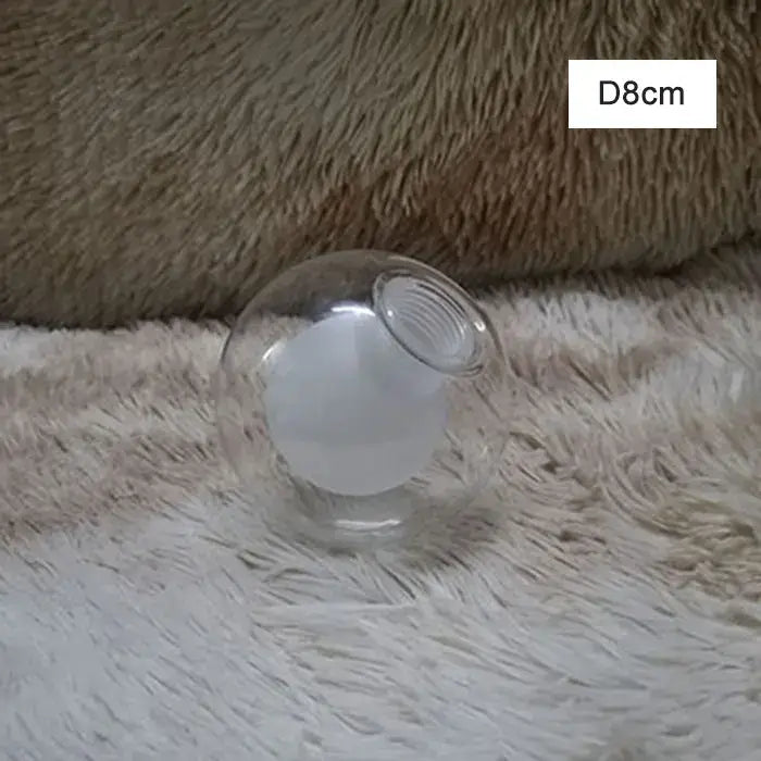 Modern clear & frosted glass shade cover replacement living room