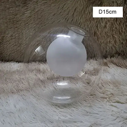 Modern clear & frosted glass shade cover replacement living room