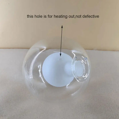 Modern clear & frosted glass shade cover replacement living room