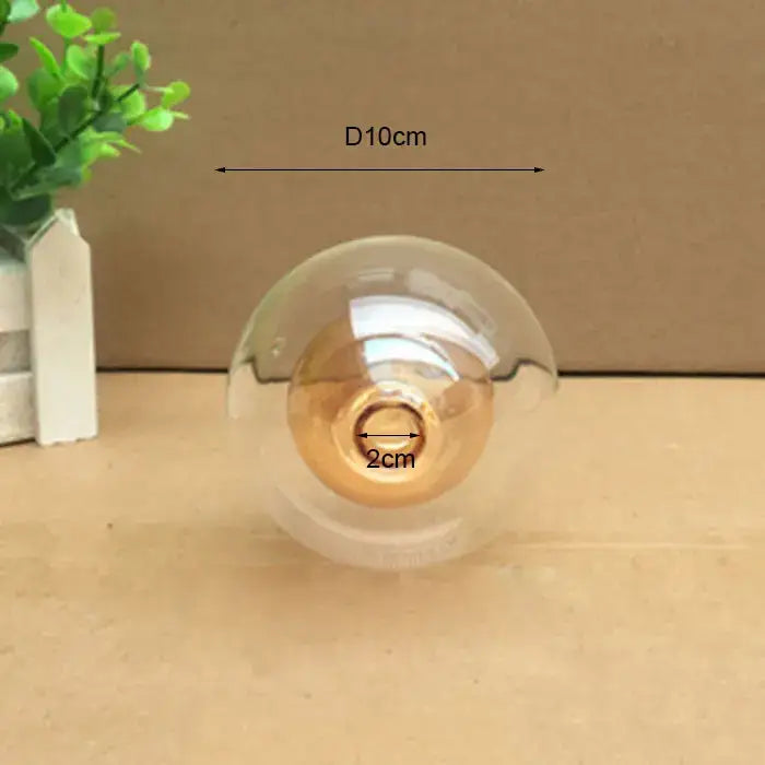 Modern clear & frosted glass shade cover replacement living room