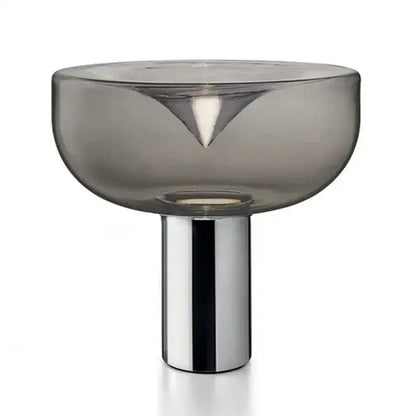 Modern clear glass aella table lamp for bedroom office decor