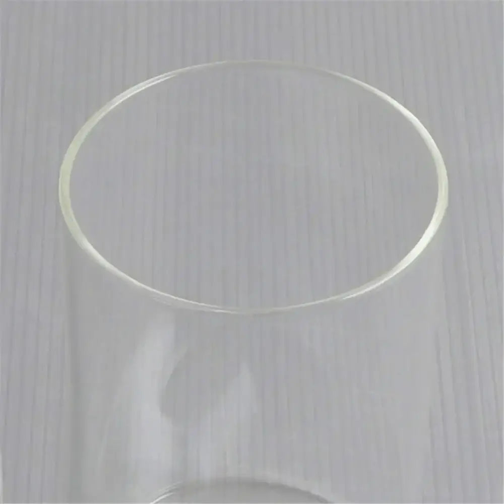 Modern clear glass cylinder lamp shade for bathroom vanity light