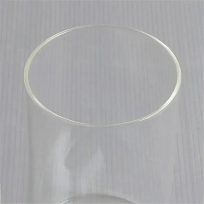 Modern clear glass cylinder lamp shade for bathroom vanity light