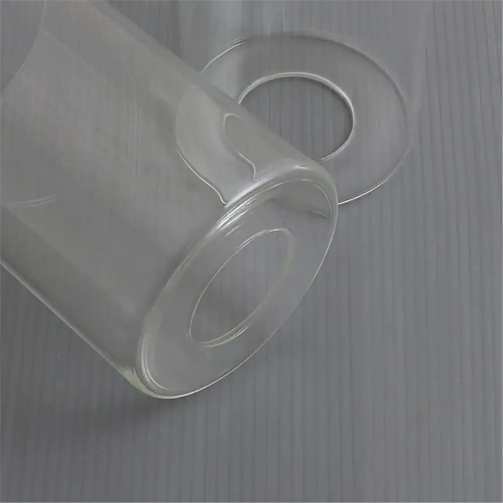 Modern clear glass cylinder lamp shade for bathroom vanity light
