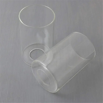 Modern clear glass cylinder lamp shade for bathroom vanity light